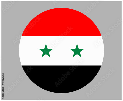 Free Download Syria Flag National Asia Emblem Icon Vector Illustration Abstract Design Element - GFXLoad