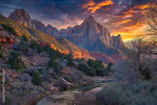 Zion sunset