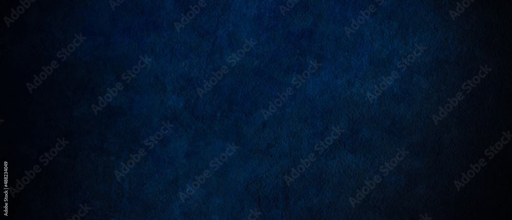 Abstract wall background, photo backdrop. Dark blue.