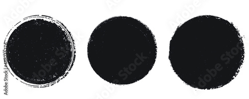 Grunge post Stamps Collection, Circles. Banners, Insignias , Logos, Icons, Labels and Badges Set . vector distress textures.blank shapes.