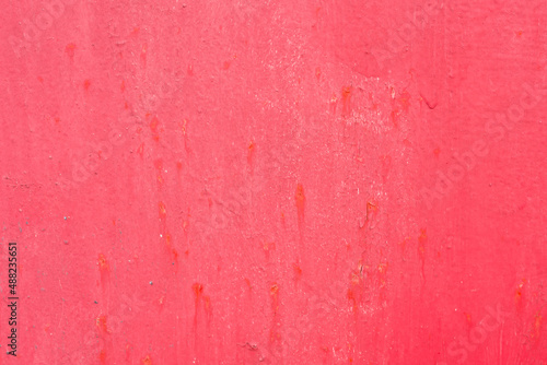 Grungy red texture, old surface of metal boat, abstract background