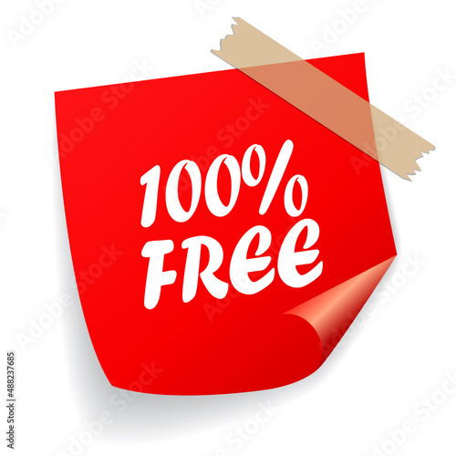 100 free vector square sticker