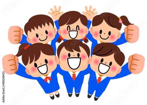 卒業式,入学式,高校生,中学生,友達,学校,学生,卒業,セット,中学校,高校,勉強,新入生,ブレザー,スーツ,進学,祝い,男の子,女の子,やる気,元気,受験,受験勉強,入学,進路,制服,爽やか,子供,学割,通学,塾,ガッツポーズ,合格,学校用プリント,イラスト,人物,全身,人,楽しい,かわいい,明るい,仲良し,集合,春,夏,秋,冬,笑顔,バンザイ,嬉しい