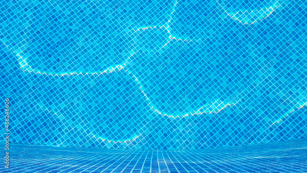 Fototapeta premium The depth of swimming pool