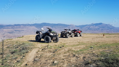 A nice trip on the quad bikes