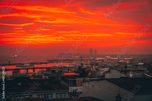 stambul sea dusk bosphor © Oleg