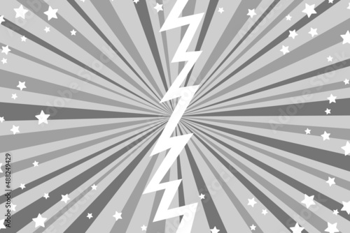 Banner split into two parts, versus. Vector background in comic book style, retro pop art.