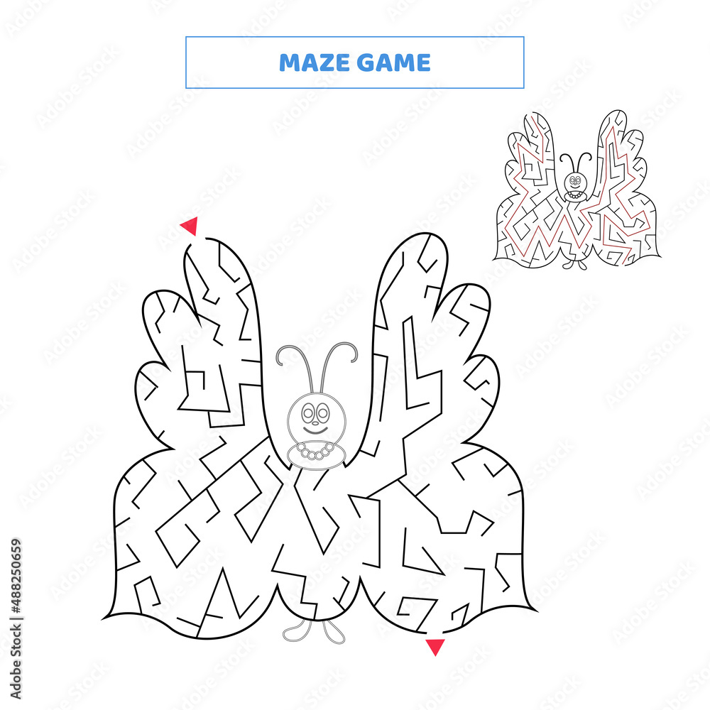 Maze game for kids. Maze game for kids.