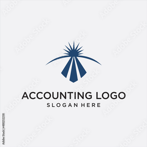 Free Download simple creative logo accounting financial - GFXLoad