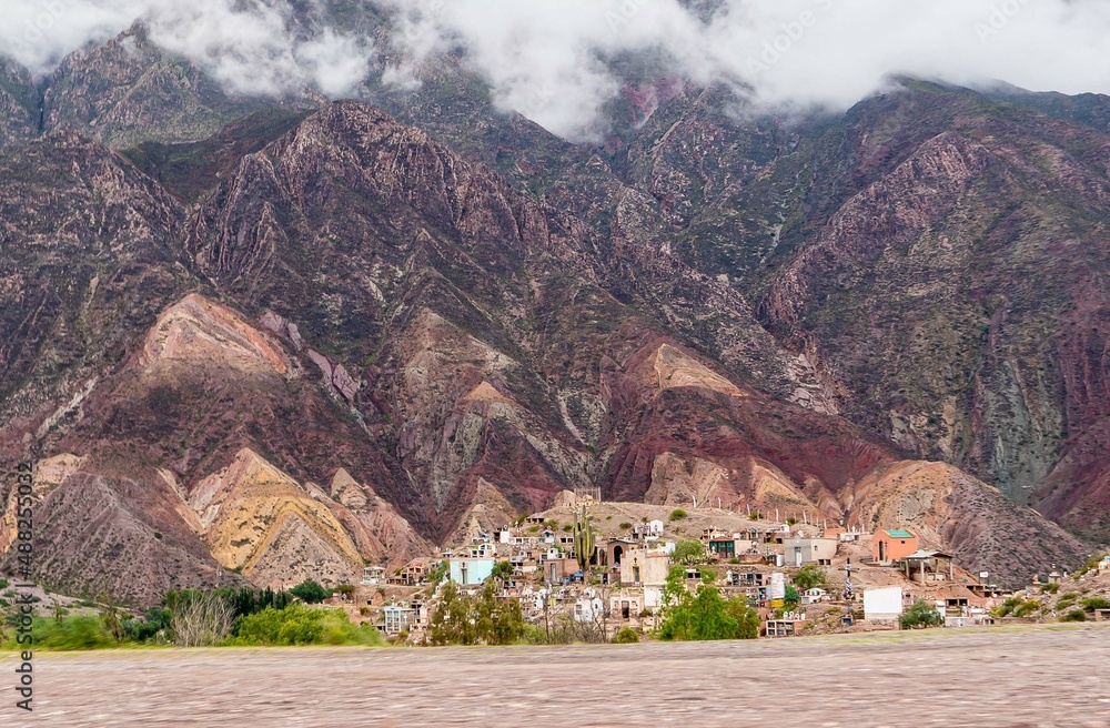 Northern Argentina, near the village of Maimera a beautiful coloured mountain range named Paleta del Pintor.