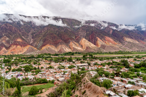 Northern Argentina, near the village of Maimera a beautiful coloured mountain range named Paleta del Pintor. photo