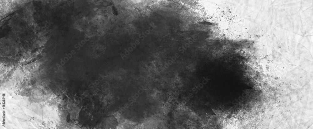 Obraz premium 抽象的 水墨画 テクスチャ