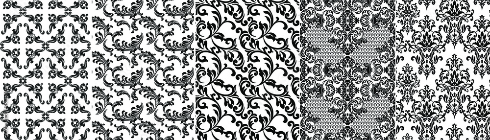 Set of ornate vector ornaments Set of ornate vector ornaments
