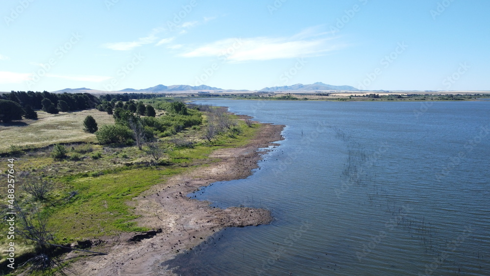 landscape with lake