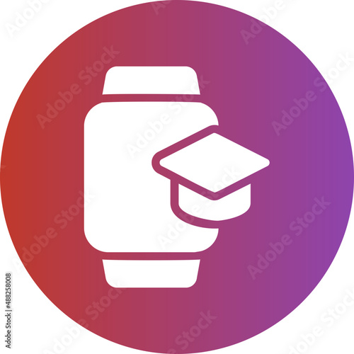 smartwatch gradient icon