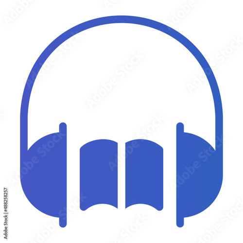 audiobook gradient icon