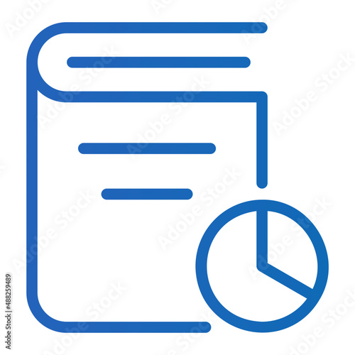 pie chart gradient icon