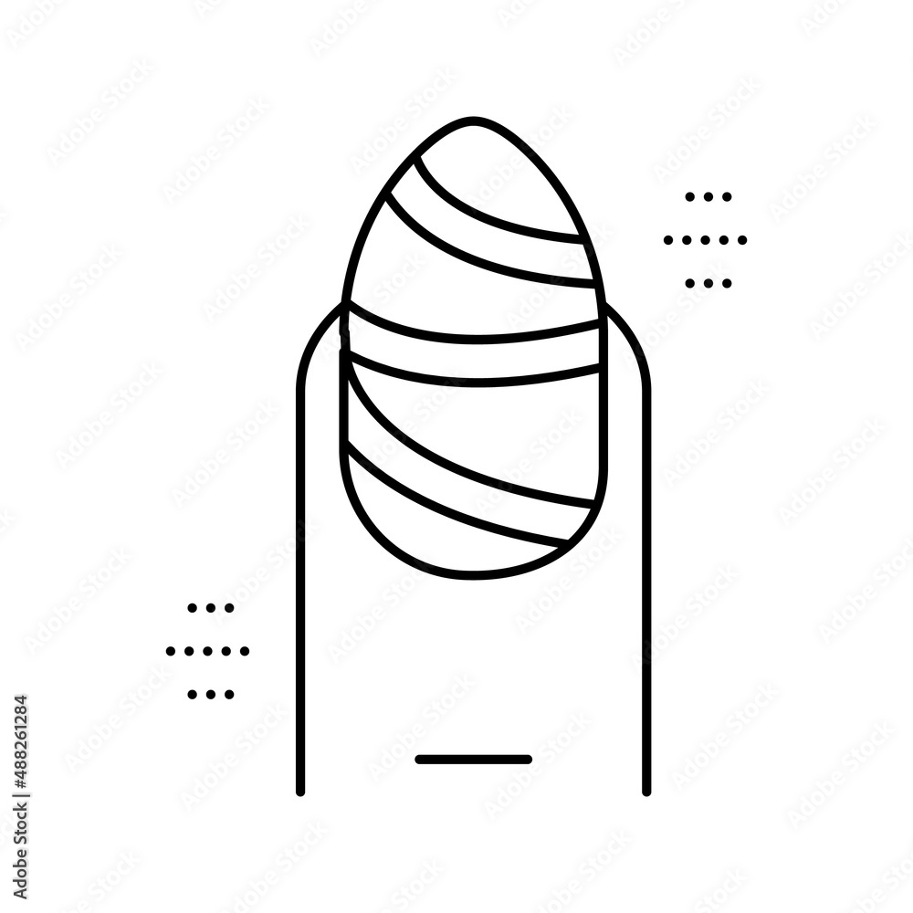 fashion manicure line icon vector illustration fashion manicure line icon vector illustration