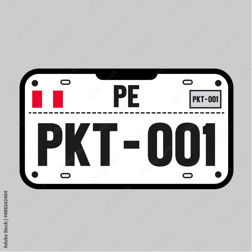 Placa de auto Placa de auto