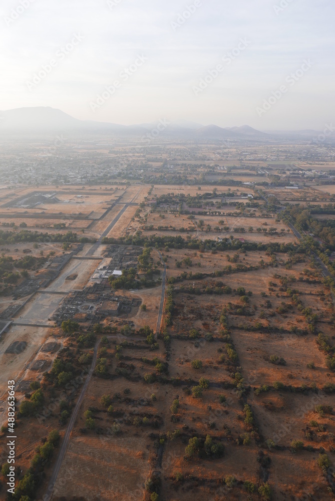 Obraz premium Teotihuacan baloon