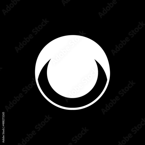 Abstract eye logo design