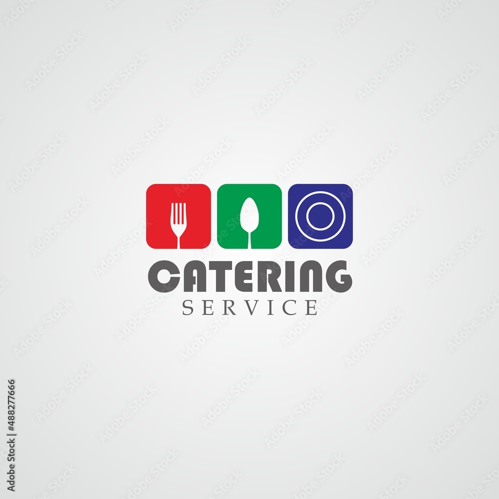 Catering company logo template design. Vector illustration. Catering company logo template design. Vector illustration.