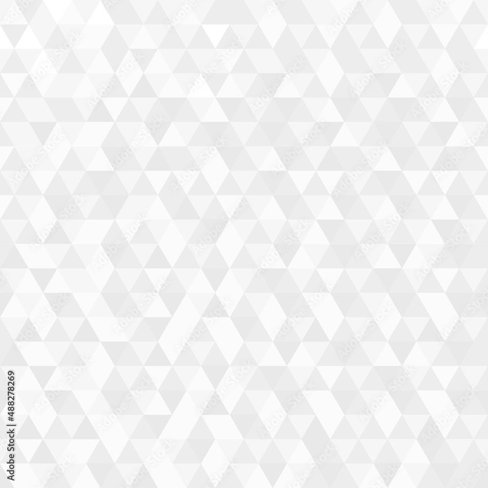 Geometric pattern white and gray triangle.Seamless abstract background.
Vector illustration.Eps10 Geometric pattern white and gray triangle.Seamless abstract background.
Vector illustration.Eps10