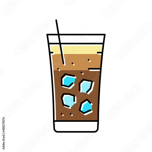 fredo coffee color icon vector illustration