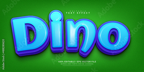 dino editable text effect
