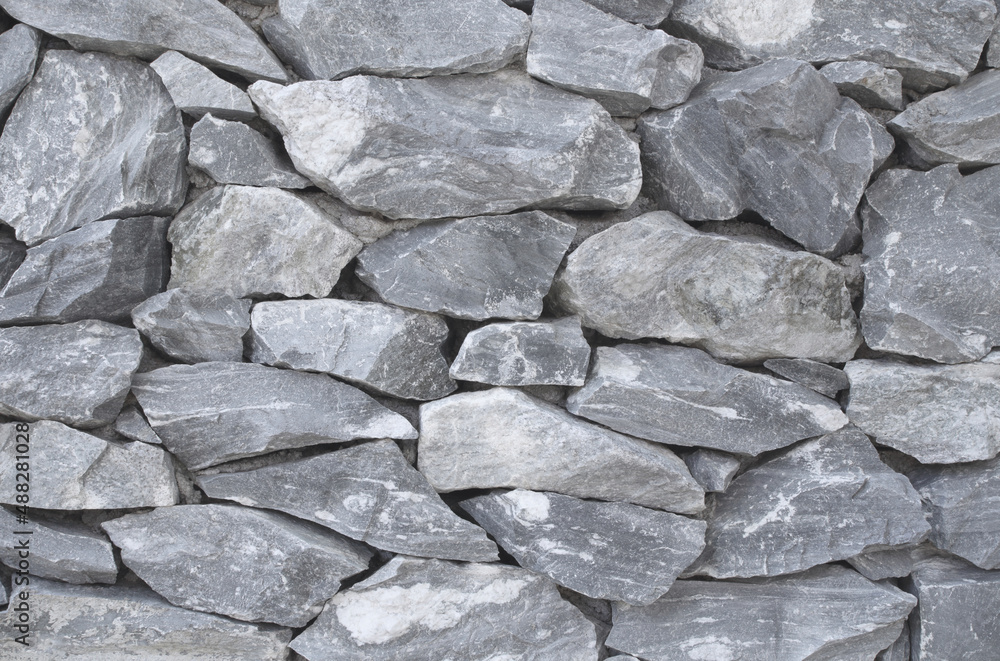 Grey brick stone wall texture background with vintage style for design ...
