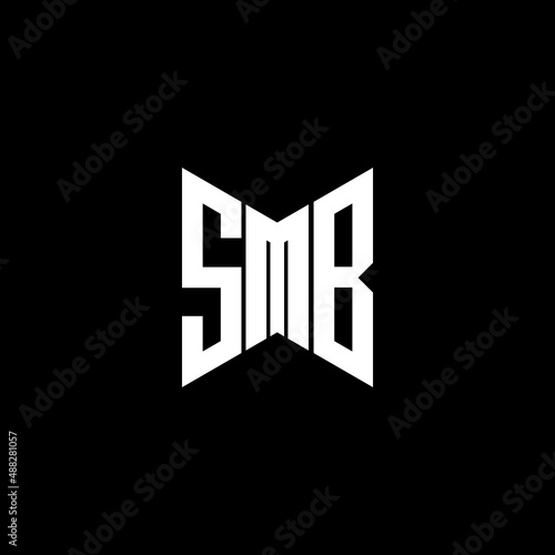 SMB letter logo creative design. SMB unique design