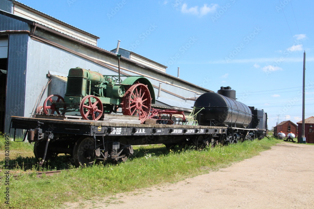 Obraz premium Old Train Cars