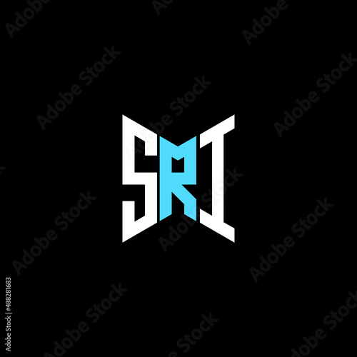 SRI letter logo creative design. SRI unique design