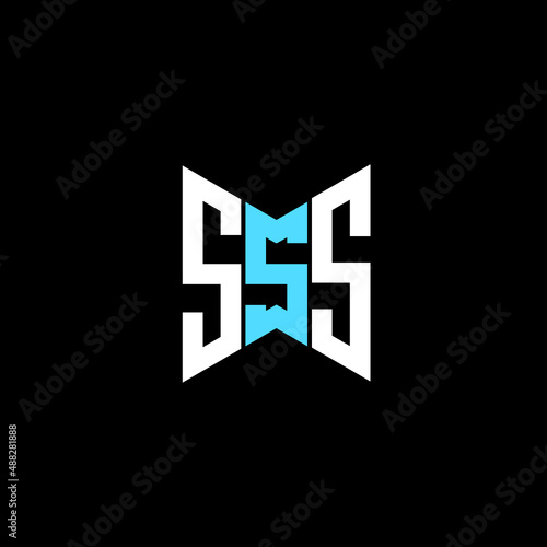 SSS letter logo creative design. SSS unique design