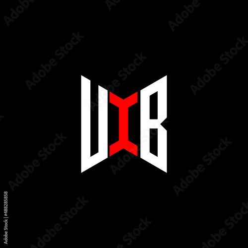 UIB letter logo creative design. UIB unique design photo