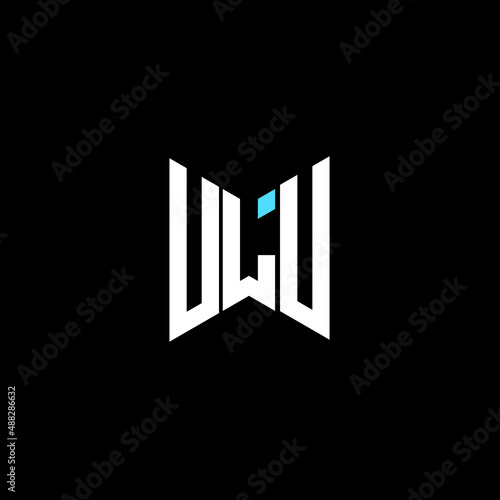 ULU letter logo creative design. ULU unique design