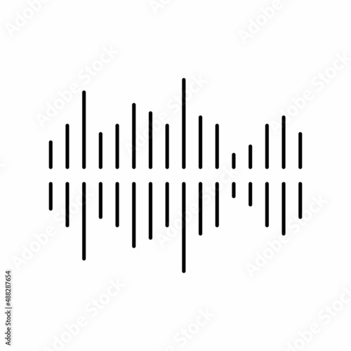 frequency noise color icon vector illustration