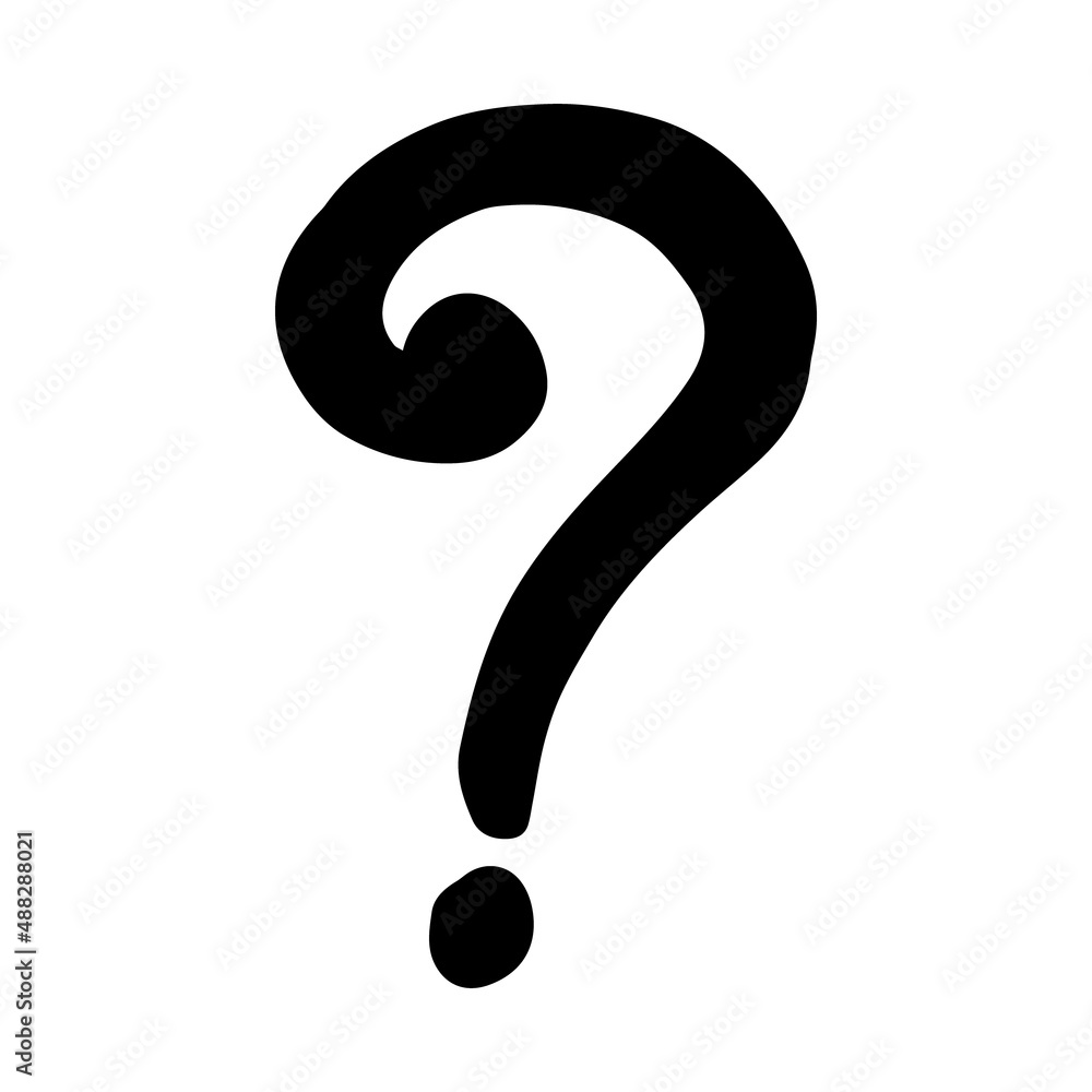question mark hand drawn doodle, vector. icon, sticker. question mark hand drawn doodle, vector. icon, sticker.