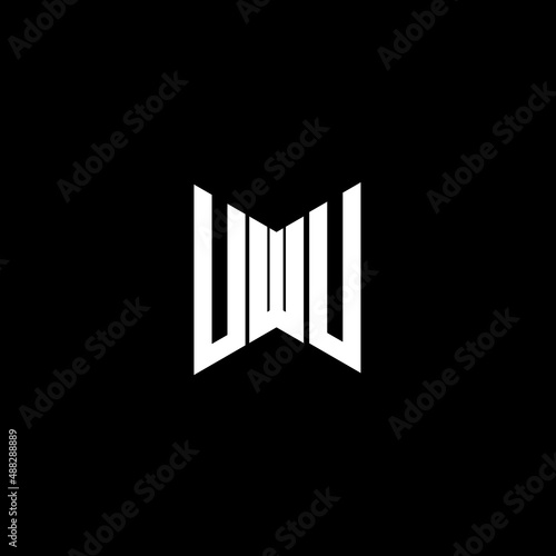 UWU letter logo creative design. UWU unique design photo