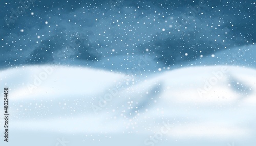 Wallpaper Mural Winter background Torontodigital.ca