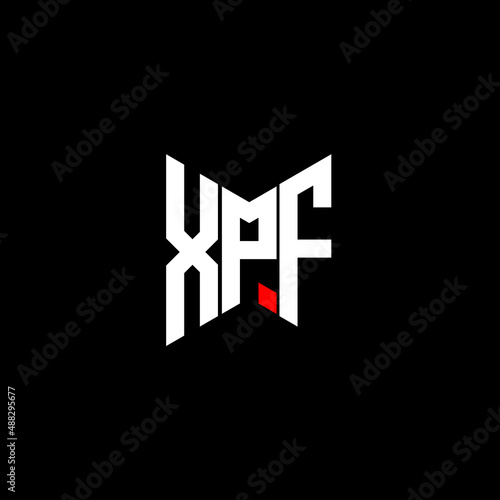 XPF letter logo creative design. XPF unique design photo