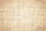 Vintage style checkered paper template with micro blots