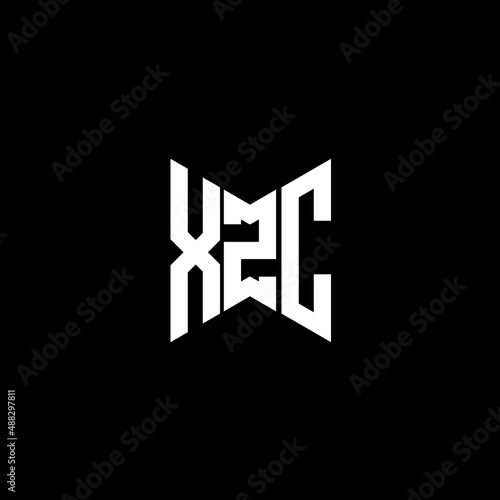 XZC letter logo creative design. XZC unique design photo