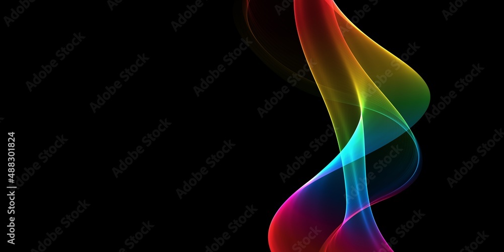 Abstract multicolored light waves background
Abstract multicolored light waves background