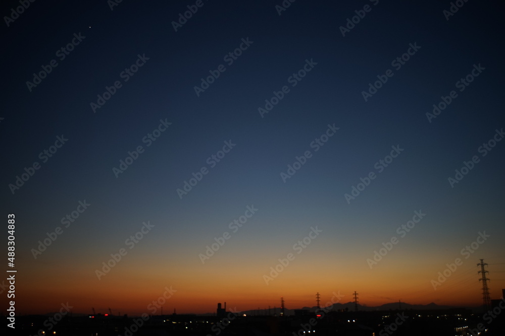 Fototapeta premium 夕暮れ