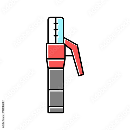 work clamp welding machine color icon vector illustration