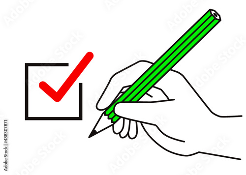 書く,アンケート,チェック,勉強,テスト,ビジネス,記入,回答,解答,仕事,調べる,質問,受験,答案用紙,手,書類,誓約書,署名,試験,書き込み,記入欄,チェックマーク,答え,調査,サラリーマン,記号,マーク,絵文字,目印,アイコン,資料,学校,確認,入力,イラスト,チェックボックス,鉛筆,チェックシート,チェック枠,レ点,チェックリスト,印,完了,記載,ok,承認,ポイント,プレゼン,文房具