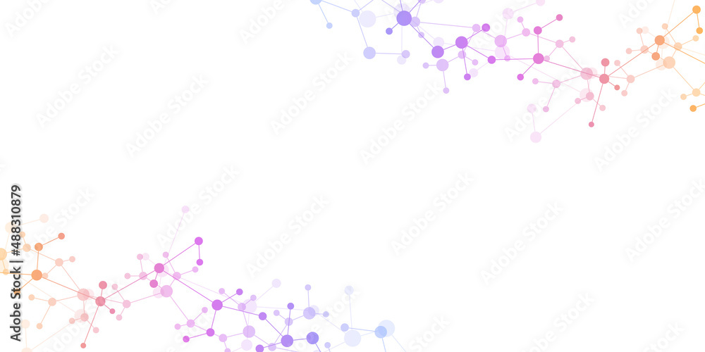 Molecular structure and genetic engineering, molecules DNA, neural network Molecular structure and genetic engineering, molecules DNA, neural network
