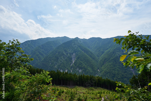 静岡県浜松市 天竜スーパー林道からの景色 