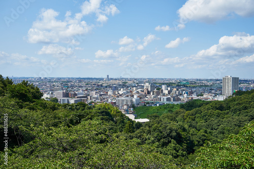 神奈川県 生田緑地 枡形山からの景色 